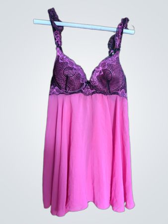 Pink Lace Chemise