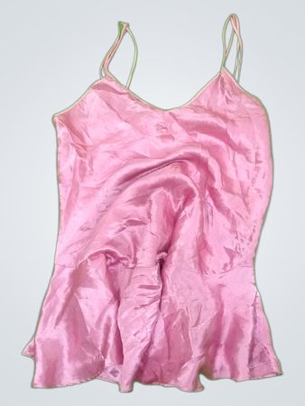 Pink Satin Cami Dress