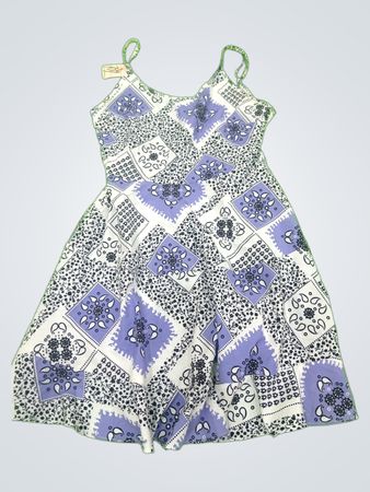 Purple Patterned Dress
