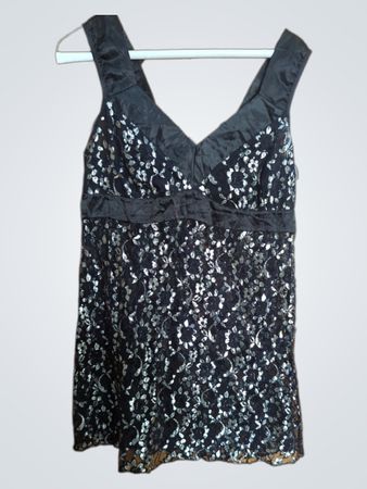 Black Sequined Dress