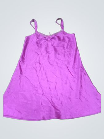 Morgan Taylor Intimates Purple Satin Slip Dress