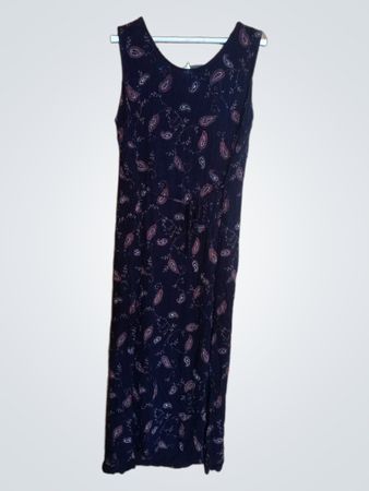 Long Paisley Rayon Dress
