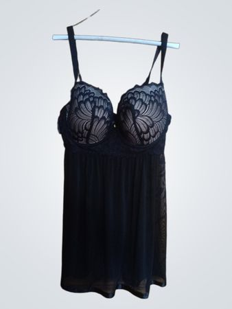 Black Lace Chemise