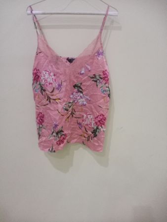 Pink Floral Lace Camisole