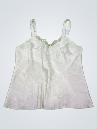 White Lace Trim Camisole