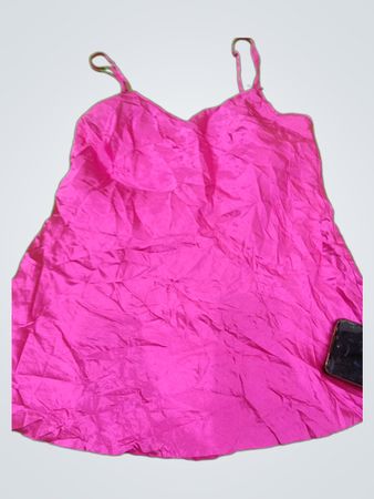Pink Satin Cami Top