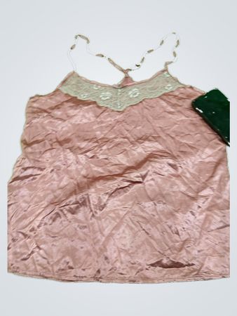 Pink Lace Trim Camisole