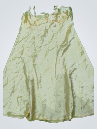 Yellow Polyester Dress