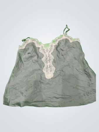 Gray Lace Trim Camisole