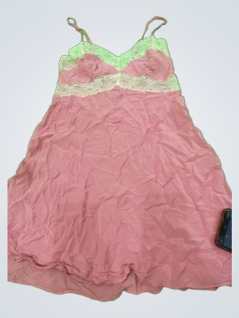 Pink Lace Trimmed Nightgown