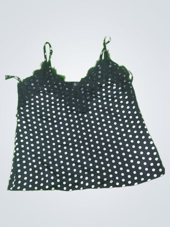 Black and White Polka Dot Camisole