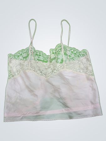 Pink Lace Trim Camisole