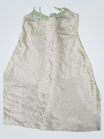 Unbranded White Satin Slip Dress