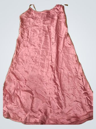 Pink Satin Dress