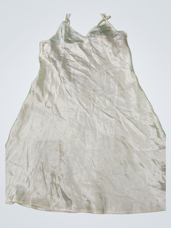 Tesco Small White Satin Slip Dress