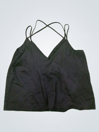 Topshop Black Crisscross Strap Cami Top