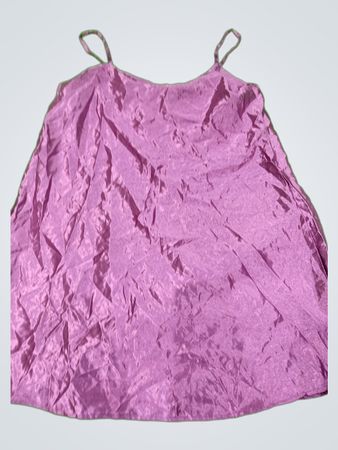 Pink Satin Dress