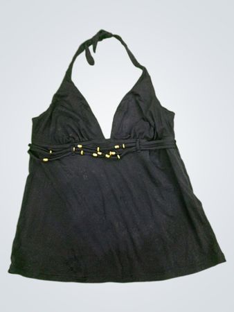 Black Halter Top