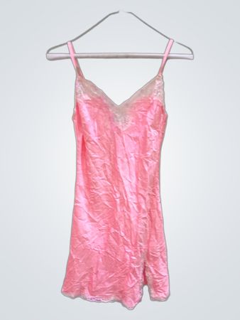 Victoria's Secret Pink Satin Slip Dress