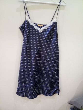 Luxury Polka Dot Nightgown