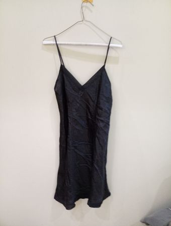 Next Black Satin Slip Dress