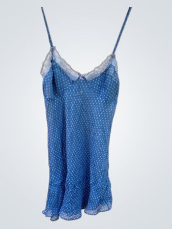 Secret Blue Polka Dot Cami Top