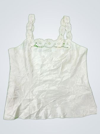 White Lace Trim Camisole