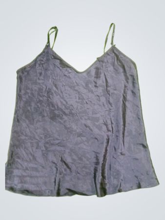 BHS Navy Satin Camisole Top