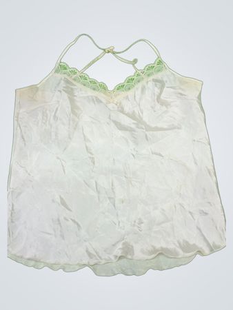 White Lace Trim Camisole