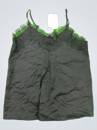 Black Lace Trim Camisole