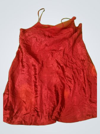 George Red Satin Cami Top