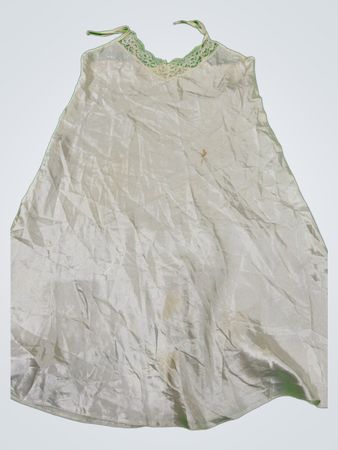 Matalan White Lace Trim Slip Dress
