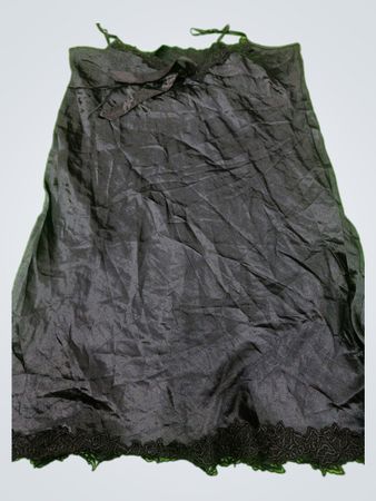 Bären Black Lace Trim Slip Dress