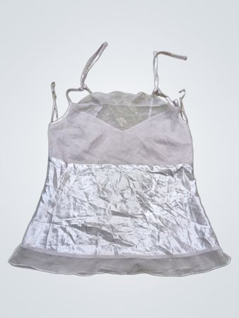 Pink Satin Camisole