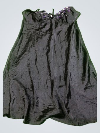M&Co Black Dress with Floral Embroidery