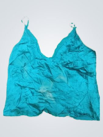 Blue Wrap Camisole