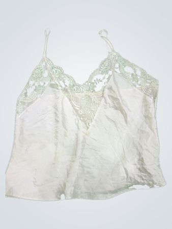 White Lace Trim Camisole
