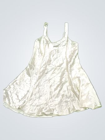 BHS White Satin Slip Dress