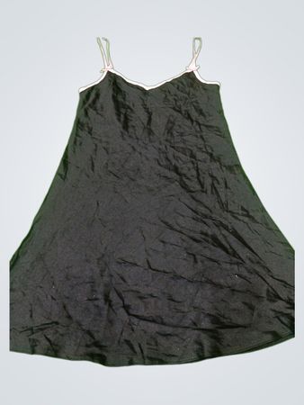 Black Dress with White Trim