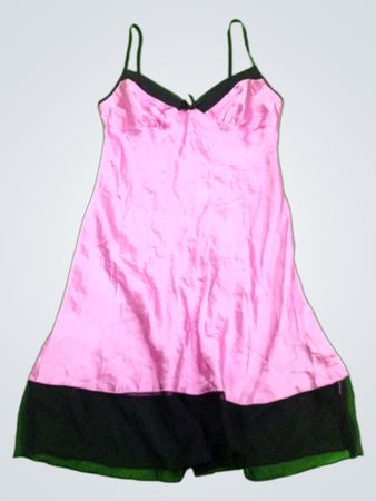Pink and Black Nightgown