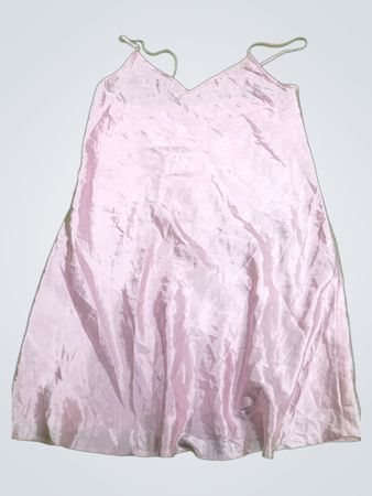 Unbranded Pink Satin Slip Dress