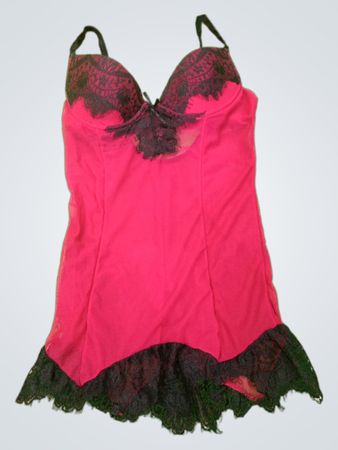 La Perla Red Lace Trim Camisole