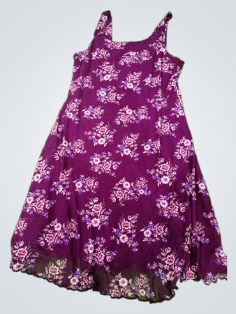 Purple Floral Dress