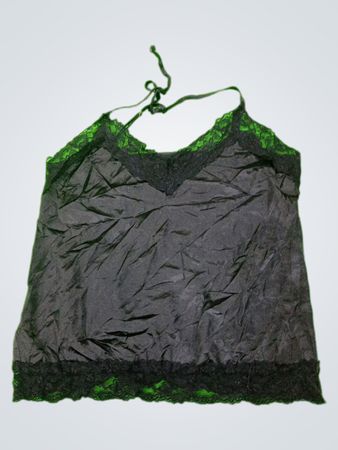 Black Lace Trim Camisole