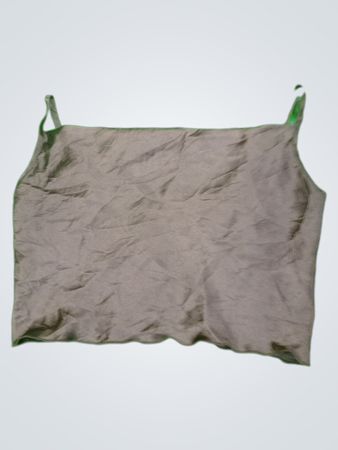 Unbranded Taupe Satin Cami Top
