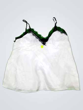 Women's White Lace Trim Camisole