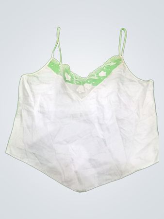 White Camisole with Lace Trim