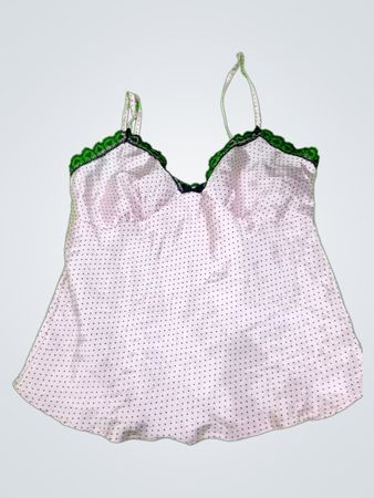 Enchanting Pink Polka Dot Camisole