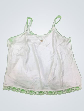 Sears White Lace Camisole Top