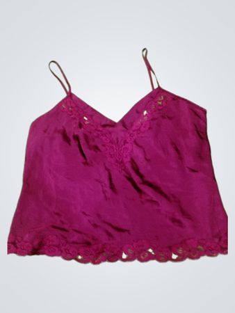 Purple Lace Trim Camisole